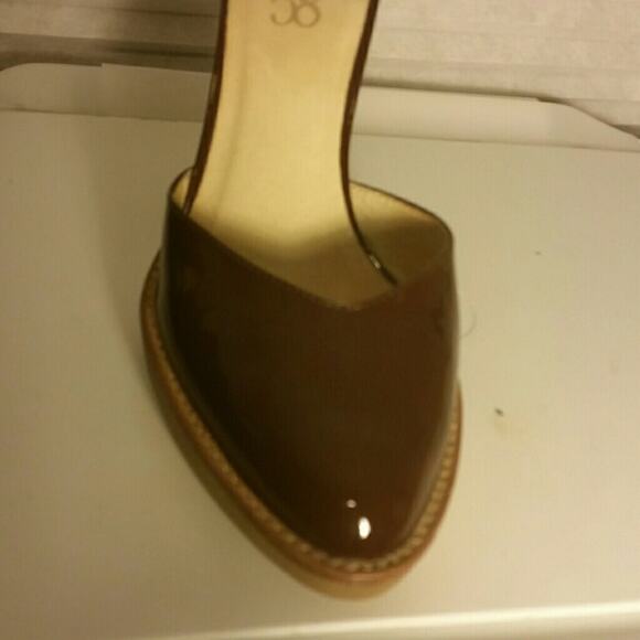 Boutique 58 Brown Patent Leather Heel. 8.5M - Picture 4 of 5